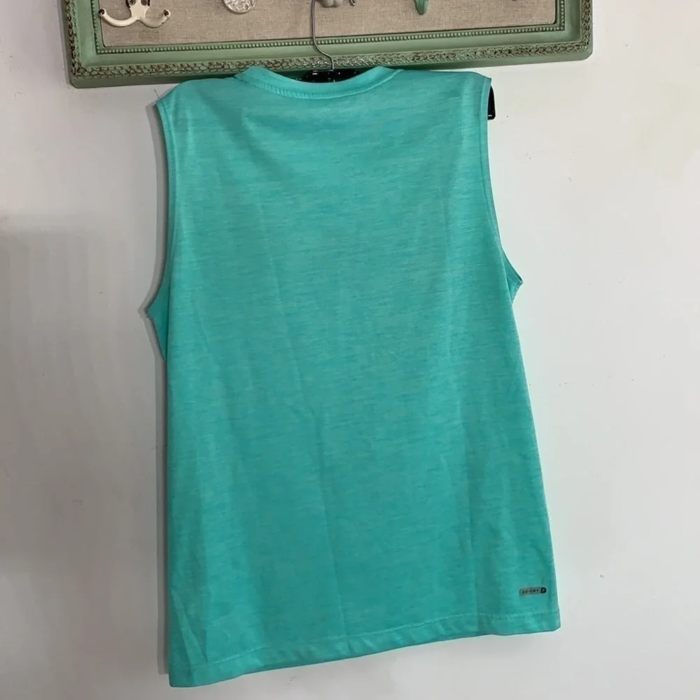 Old Navy Active Dunk Graphic Muscle Tank T-shirt teal